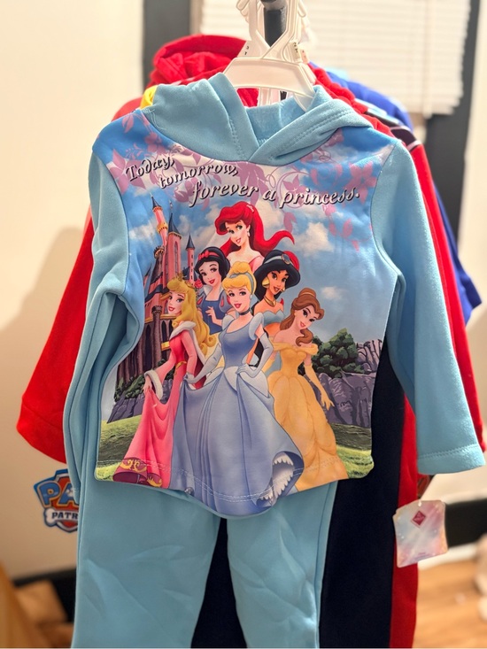 Nickelodeon Other - Nickelodeon Light Blue Princess Hoodie Set